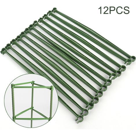 Tuteur à plantes pour tomates, support de jardin en métal, cage de culture verticale, lot de 3, noir, 120 cm