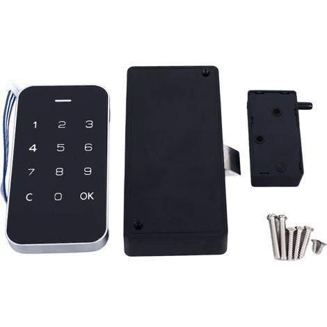 Armoire numérique sécurisée à clavier tactile, serrure électronique à code pour maison, haute sécurité, entrée par mot de passe sans clé. (1/5)