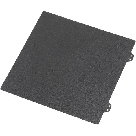 Plaque en acier à ressort PEI texturée et lisse double face pour imprimante 3D Ender-3 3pro, 235 mm, noire (1/5)