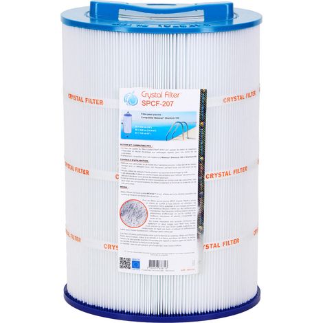 Filtre SPCF-207 - Crystal Filter® - Compatible Waterair® Sherlock 100 - Cartouche filtre piscine (1/4)