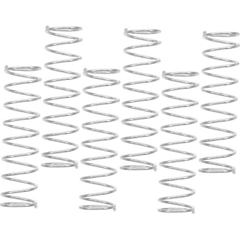Ressorts de Sécateur de Précision 6pcs en Métal Argenté Remplacement pour Ciseaux à Tailler, Installation Facile, Usage Jardinage pour Amateurs et Professionnels (1/5)