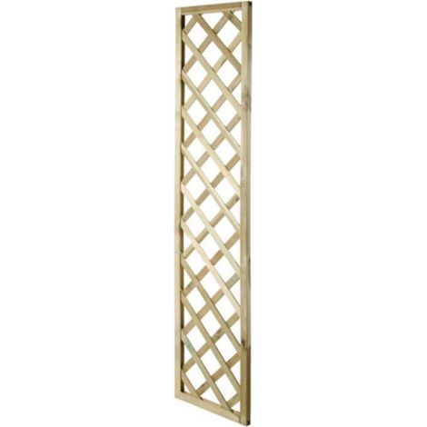 Rechteckiger Gartengrill aus Naturholz 40x h180 cm