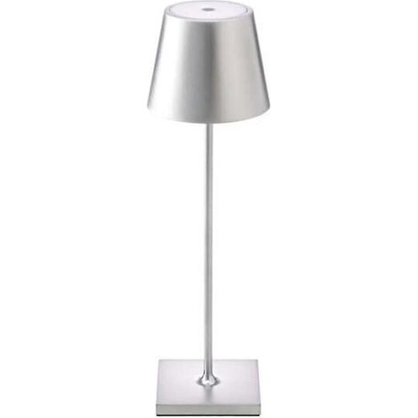 Kabellose, dimmbare Tischleuchte, Leselampe aus Aluminium mit 3 Helligkeitsstufen - hao (1/2)
