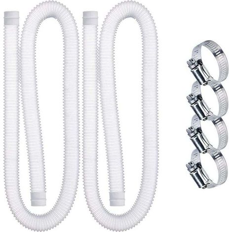 Tuyau d'aspiration pour piscine 39 pouces – 1,25 pouces diamètre – Polyéthylène flexible résistant aux UV – Compatible pompes 330/530/1000 GPH (1/5)
