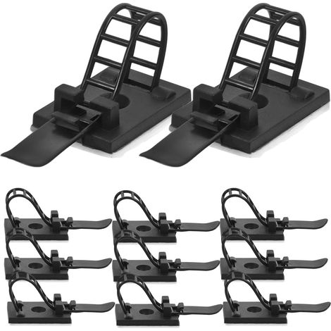 Kabelwicklungen 100 Stück Schwarz Nylon Kabelbinder Leichte