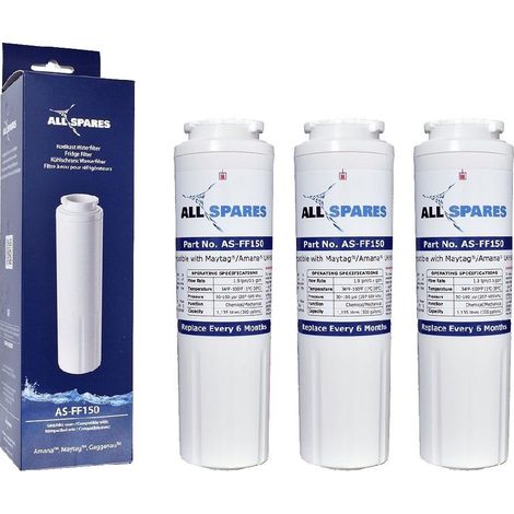 3x AllSpares Filtre à charbon pour Amana UKF8001 (1/3)