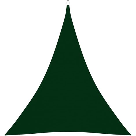 Sunshade Sail Oxford Fabric Triangular 4x5x5 m Dark Green vidaXL
