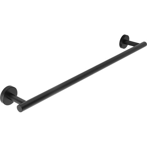 60CM Porte Serviette Mural Salle de Bain Acier Inoxydable, Noir Mat (1/5)