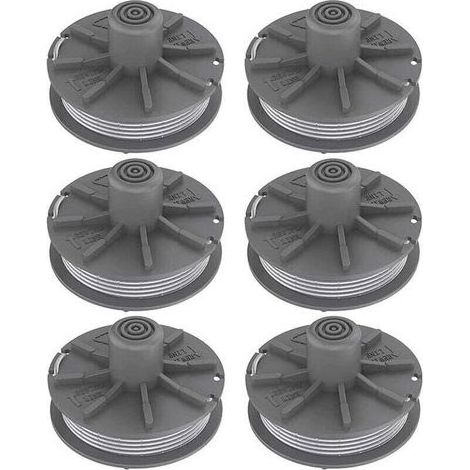 pair Lot de 6 bobines de fil pour débroussailleuse Gardena 5307-20, pour Easycut 400 Art. 8846, EasyCut 400/25 Art. 9807, ComfortCut450 Art.8847 (1/4)