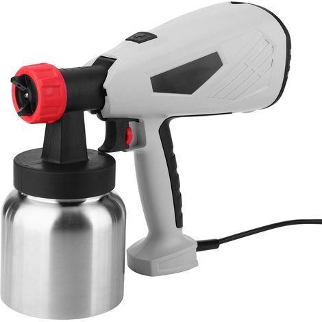 Elektrische Spritzpistole JST80009, 800 ml, 800 W, mit Aluminiumbehälter, Messingdüsen (1,0/1,8 mm), 220–240 V, EU-Stecker (1/5)