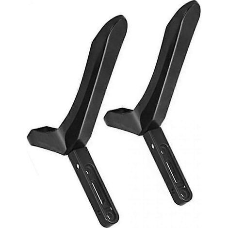 Lot de 2 supports de fixation universels pour téléviseurs LCD Samsung, Vizio et Sony de 32 à 65 pouces (non compatibles avec les téléviseurs LG). Support de table noir. (1/5)