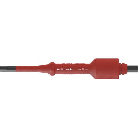 Wiha Wechselklinge electric Sechskant für Drehmoment-Schraubendreher mit Quergriff electric 5,0 mm (38920) (1/2)