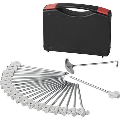 Penna da sasso 20 cm in metallo con gancio in plastica - set da 20 pezzi in astuccio (1/5)