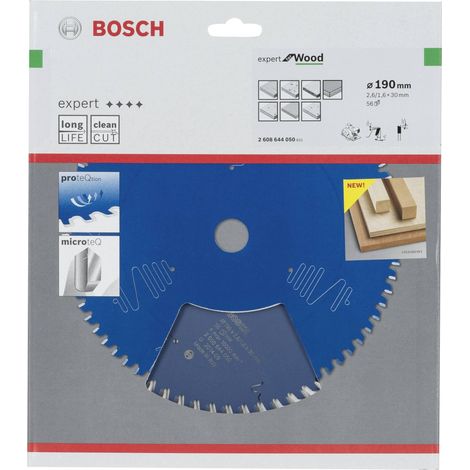 Hoja de sierra circular Expert 190x30x2,6 56T Bosch