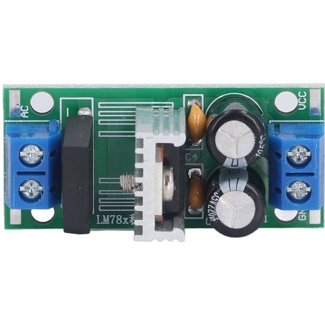 Module régulateur LM7812 12V redresseur filtre convertisseur secteur AC DC 3 bornes alimentation électrique 43x20mm (1/5)