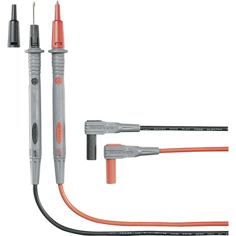 Sicherheits-Messleitungs-Set 1.20 m Schwarz, Rot VOLTCRAFT MS-4N (1/5)