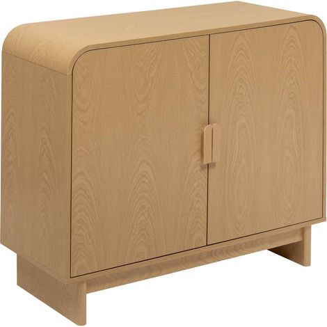Credenza lee beige a 2 ante e 2 ripiani 100x40cm - Atmosphera créateur d'intérieur