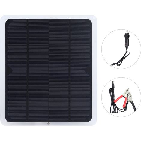 Panneau solaire 10W en silicium monocristallin, panneau photovoltaïque pour ventilateur USB (1/5)