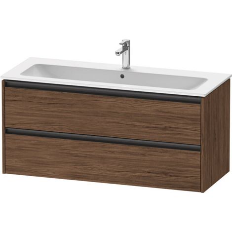 Duravit Ketho.2 Waschtischunterbau wandhängend, 2 Schubkästen, (1/2)