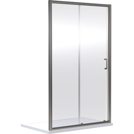 1000 x 1900mm Single Sliding Shower Door