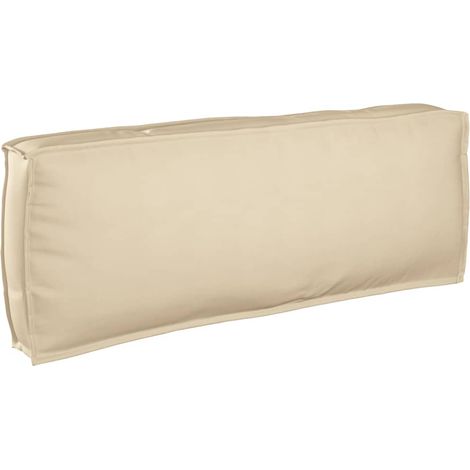 Cushion Oxford Fabric Beige 120 x 40 x 12 cm vidaXL