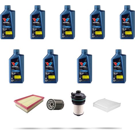 Kit tagliando 4 FILTRI e 9L OLIO compatibile con Ford Transit Custom 2.0 EcoBlue mHEV 77kw dal 2019 (1/5)