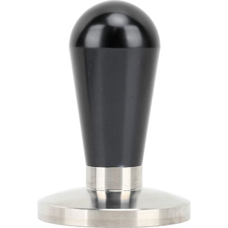 Tamper à Café 58mm Alliage d'Aluminium Poignée Ergonomique Noir Compression Uniforme pour Machine Expresso Professionnelle et Domestique (1/5)