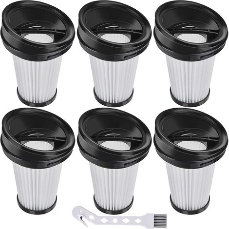 Lot de 6 filtres de rechange pour Grundig VCH9829 VCH9832 VCH9630 VCH9631 VCH9632 VCH9629 Aspirateur sans fil (1/5)
