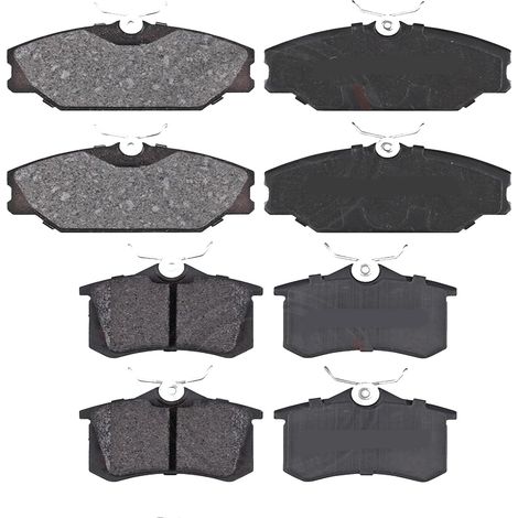 KIT PASTIGLIE FRENO ANTERIORI E POSTERIORI compatibile con SEAT ALTEA (5P1) / PASTIGLIE FRENANTI AUTO OEM P 85 075 P 85 072,P 85 020 P 85 114 / SOSTITUZIONE DIRETTA / BASSA POLVERE / SILENZIOSO