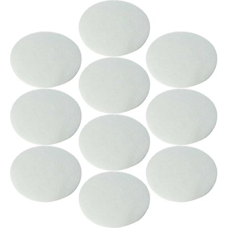 vhbw Set 10x filtre compatible avec Dyson DC20, DC21, DC08, DC19, DC29, DC04, DC05 aspirateur - Filtre de protection blanc