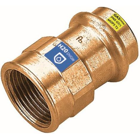 Raccord combiné manchon de transition F/FF 22 mm x 1'' contour V
