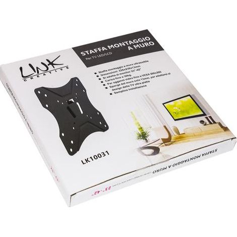 Link Accessori LK10031 soporte para TV 106,7 cm (42") Negro