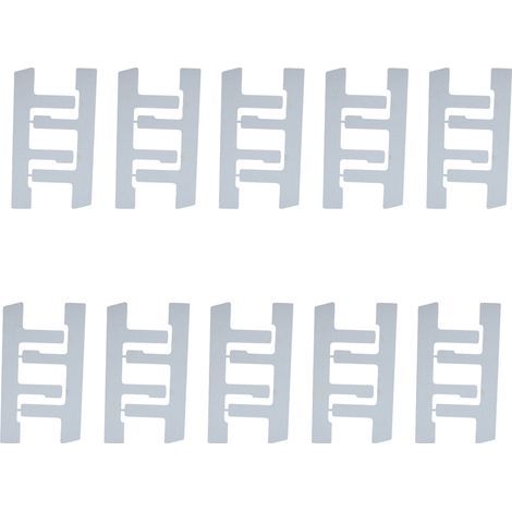 Support de boîte de commutation, Clips électriques F, sangles de montage, fixation de sortie ample à utiliser avec des boîtes, oreilles en plâtre, 10 pièces (1/5)