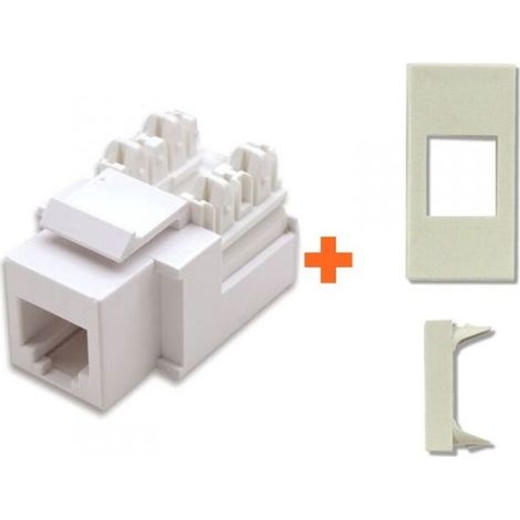 Presa telefonica da incasso RJ11 compatibile Legrand Vela bianco