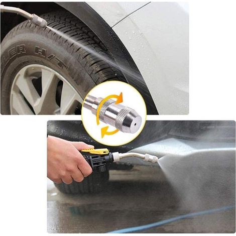 Pulvérisateur d'eau 48cm pour jardin, arrosage des fleurs, nettoyeur haute pression, pistolet lavage voiture, accessoires de nettoyage (1/4)