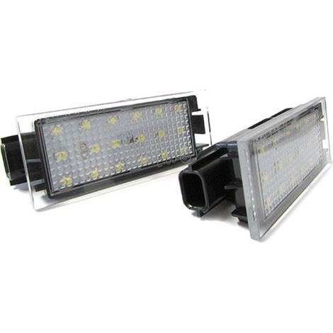 Kit Luci Targa Led Renault Twingo Clio III Megane II III Kombi Laguna II III Velsatis Master Dopo 2006