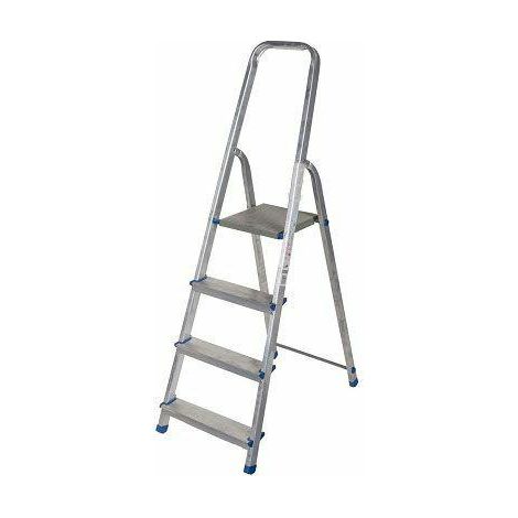 Escalera Awtools aluminio 145 cm capacidad 150 kg