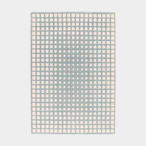 Tapis de salon en relief - Art Abstrait - Bleu ciel - 200 x 290 cm (1/5)