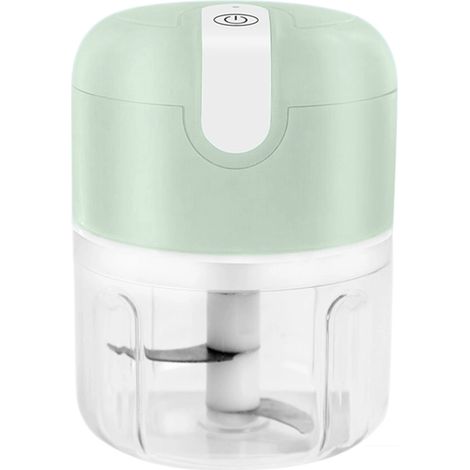 Mini coupe-ail électrique, hachoir électrique portable rechargeable USB 250 ml, mini robot culinaire sans fil (1/5)
