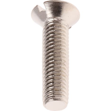 Vis à métaux RS PRO M5 à tête Fraisée fendue en Laiton, 20mm ( Prix pour Sachet de 100 ) (1/2)