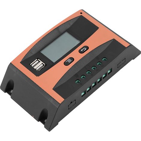 30A 12V/24V MPPT-Solarladeregler, LCD-Bildschirm, automatischer Batterieregler für Solarmodule (1/5)