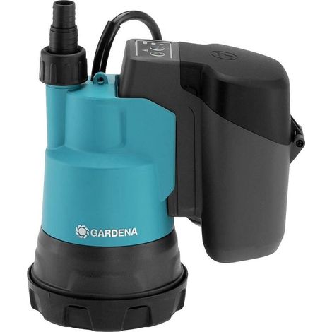 Gardena 2000 2 bomba sumergible negro azul jardín