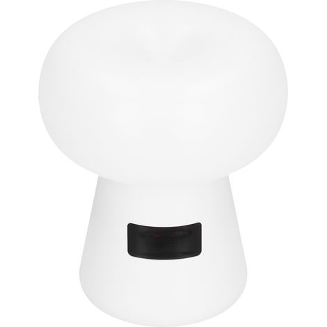 Veilleuse Blanche Rechargeable avec Télécommande Horloge Minuterie 3 Niveaux Luminosité 6 Niveaux Lampe USB pour Chambre à Coucher (1/5)