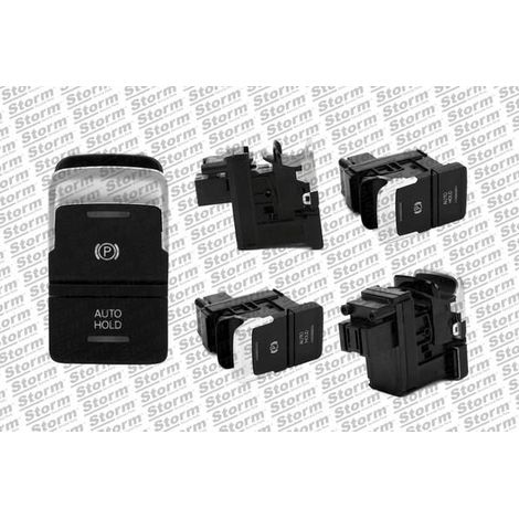 Bouton de frein à main compatible VW 5G0 927 225 D WZU (1/2)