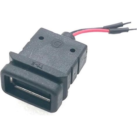 2 pcs - Prise De Charge Usb Type A Usb-a Avec Câble, Connecteur Femelle À Souder, Conception De Bricolage, Of (1/4)