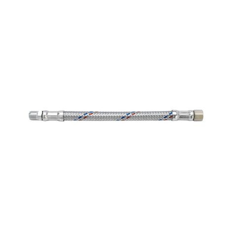 Flessibile in acciaio inox antivibrante cm 35 mf 3/4 tubo acqua elettropompa