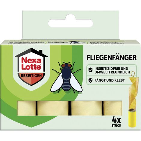 Nexa Lotte Fliegenfänger 4 Stück Fliegenfänger (1/2)