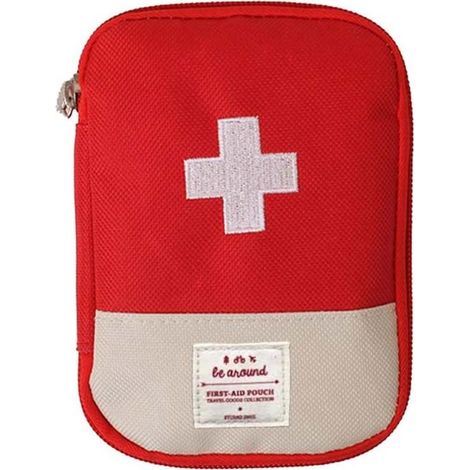 Mini Trousse de Secours Vide, Sac d'emballage de Drogue de Sac de Stockage de médecine Portable de pour Le Voyage extérieur (1/5)