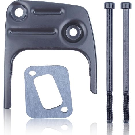 Kit de support d'échappement, vis et joint pour Husqvarna 350 353 346XP 345 340 351 pour tronçonneuse Jonsered 2150 2153 503-8628-03 (1/5)