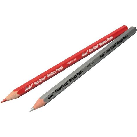 Crayon de soudeur SILVER STREAK WELDER PENCIL argent - 17,5 cm - MARKAL